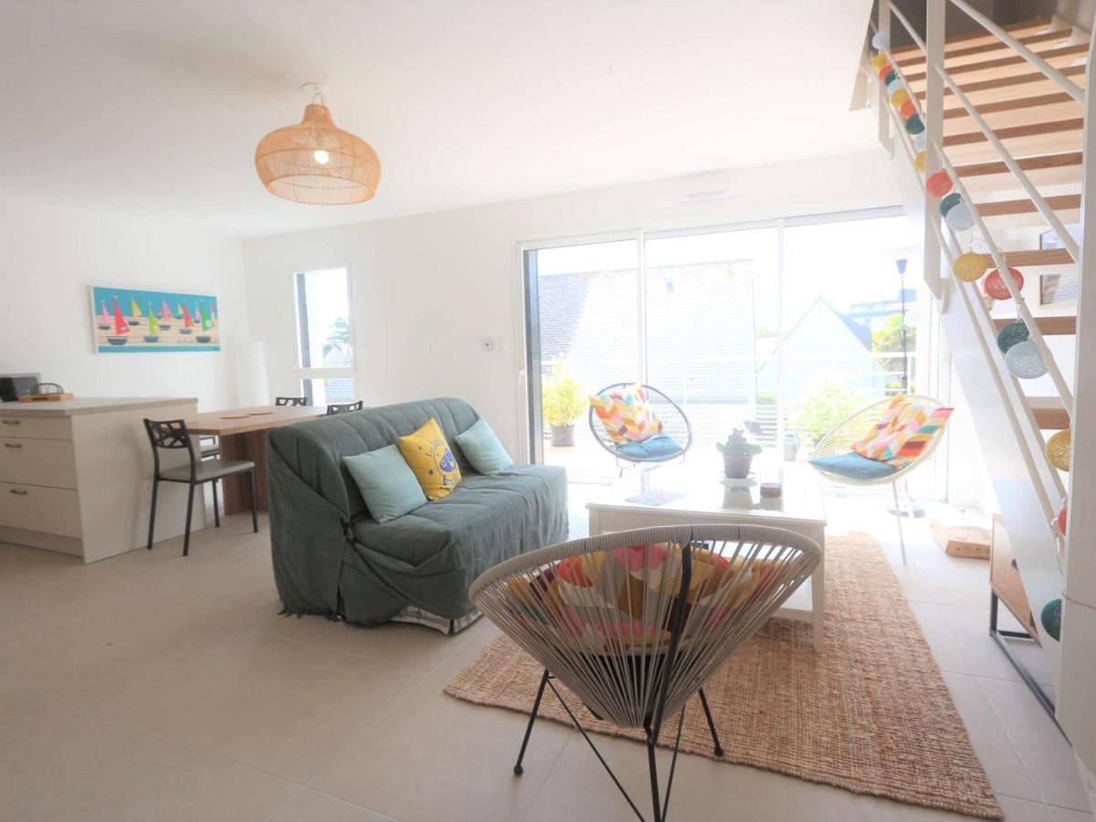 Duplex Lumineux A Benodet: Plage Et Thalasso A Pied, Terrasse, Parking Et Abri Velo Inclus - Fr-1-481-117 מראה חיצוני תמונה