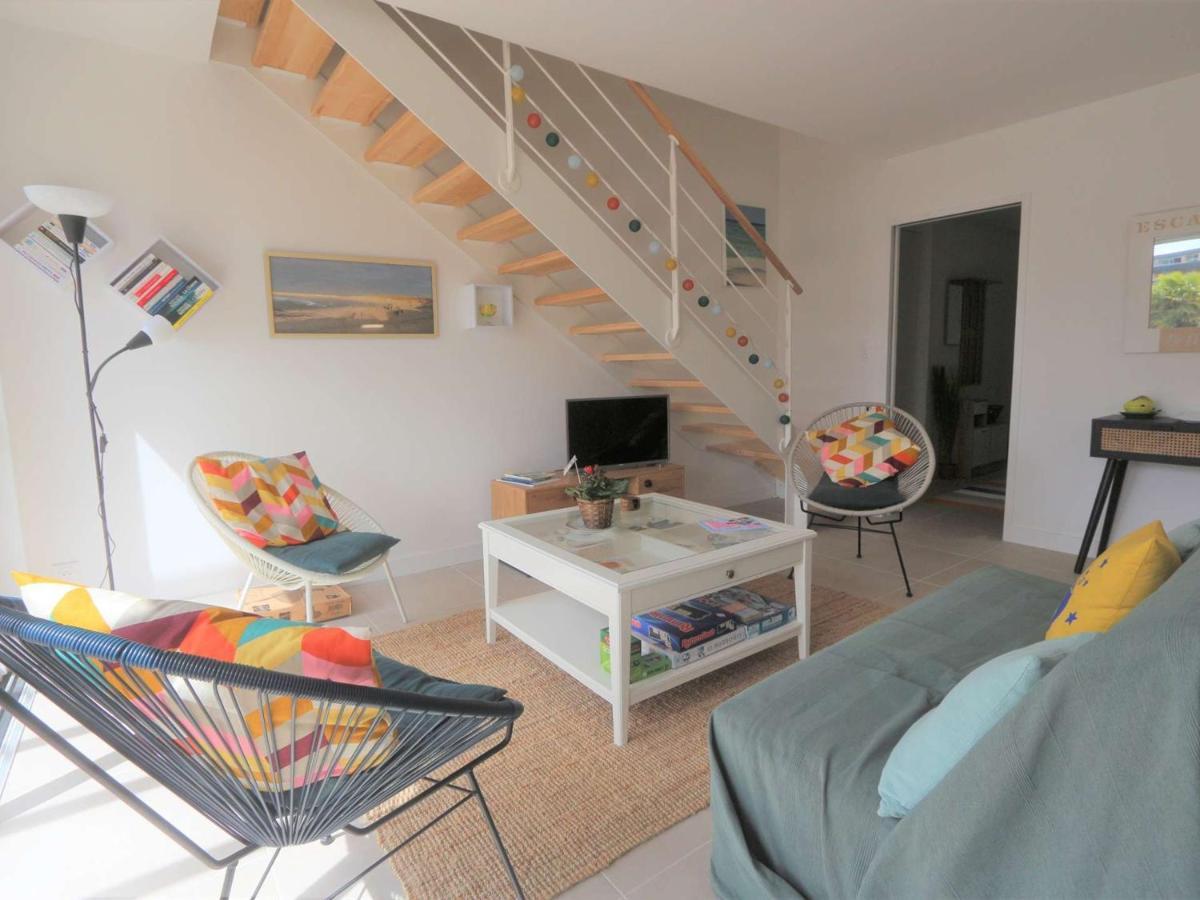 Duplex Lumineux A Benodet: Plage Et Thalasso A Pied, Terrasse, Parking Et Abri Velo Inclus - Fr-1-481-117 מראה חיצוני תמונה