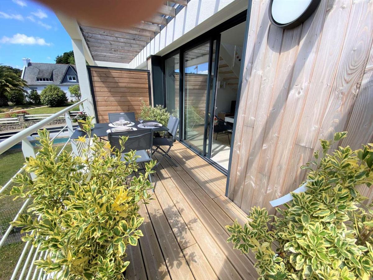 Duplex Lumineux A Benodet: Plage Et Thalasso A Pied, Terrasse, Parking Et Abri Velo Inclus - Fr-1-481-117 מראה חיצוני תמונה